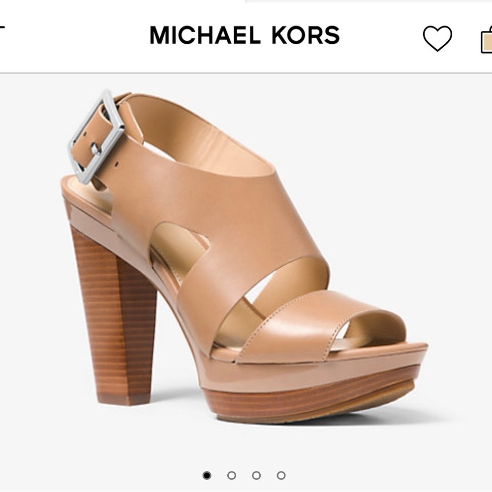 Michael Kors Karla Leather Women's Platform Sandals